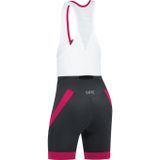 GORE C5 Women Bib Shorts + -Black / jazzy pink-36