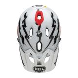 BELL Super DH Spherical Mat/Glos Black/White Fasthouse M