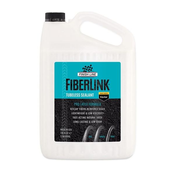 FINISH LINE FiberLink Tubeless Tire Sealant, 1 galón/3,78 l-kanister