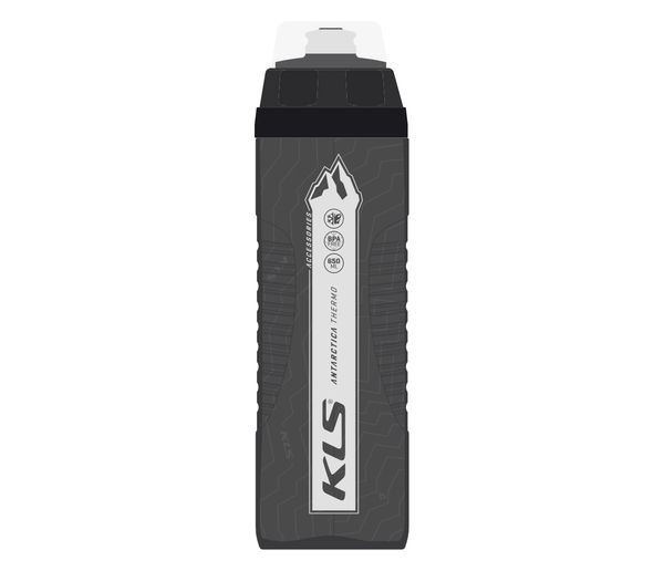 Fľaša ANTARCTICA 022 0,65L Charcoal Black Thermo