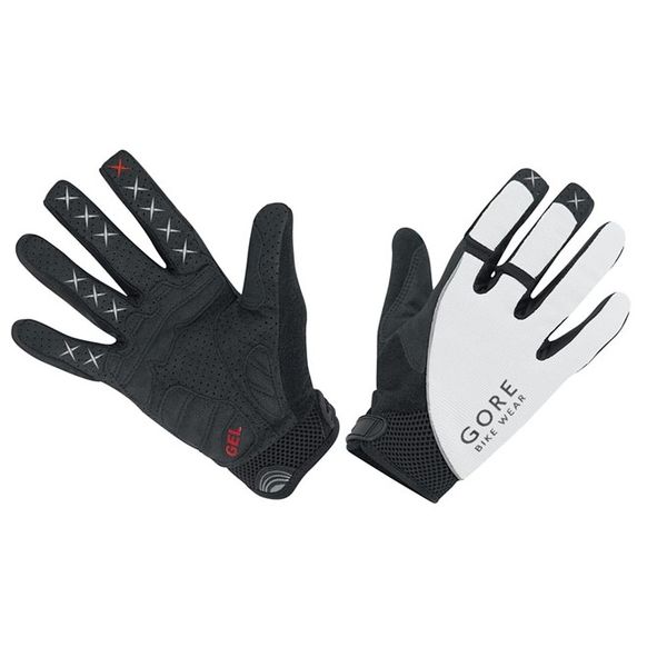 GORE Alp-X 2.0 Long Gloves-white / black-11