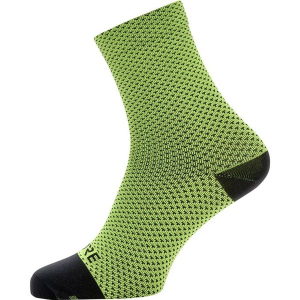 GORE C3 Optiline Mid Socks-neon yellow/black-38/40