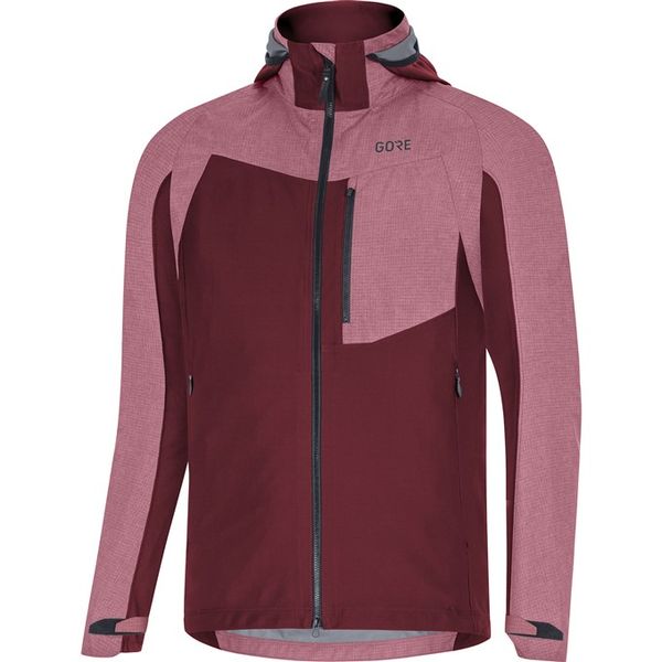 GORE C5 GTX Infinium Hybrid Hooded Jacket-chestnut red-XL