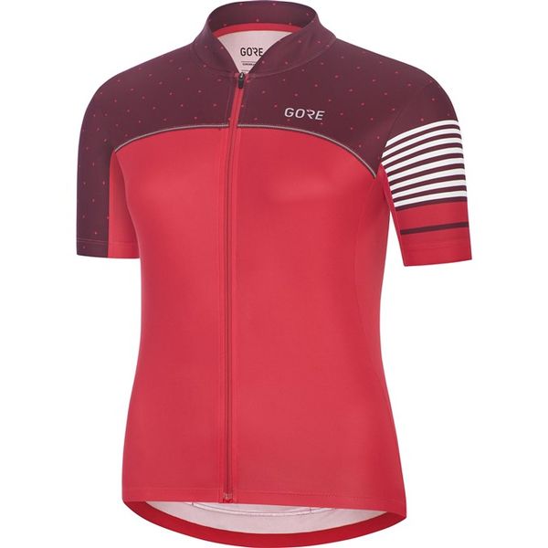 GORE C5 Women Jersey-Hibiscus pink / chestnut red-42