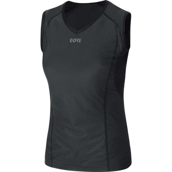 GORE M Women WS Base Layer S / L Shirt-black-38