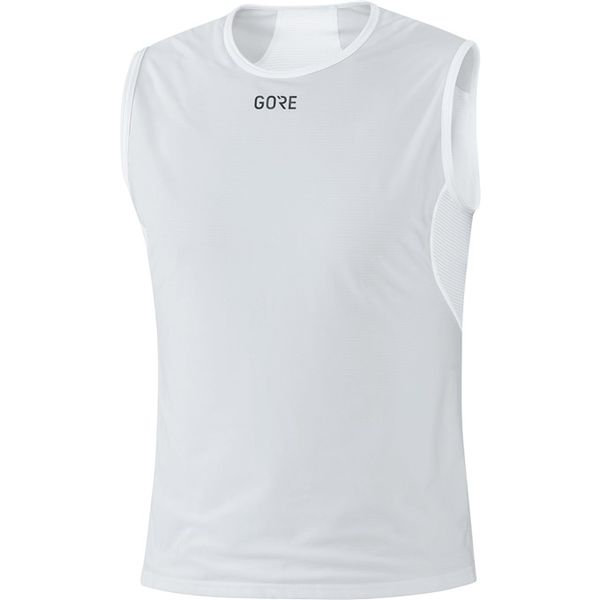 GORE M WS Base Layer Sleeveless Shirt-light grey / white-XL