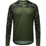 GORE TrailKPR Daily Long Sleeve Shirt Mens utility green/black S